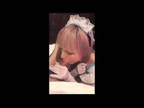 ❤️ Japāņu elks [mayuka], franču kalpones tērps, 1. daļa, minets un džerkstēšana ar losjonu ️❌ Domātais porno pie mums ❤
